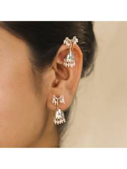 House of Aadyaa - Chandrakor Jhumki Bugadi (Clip on)