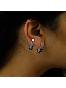 House of Aadyaa - Silver Blue Sapphire Trinket