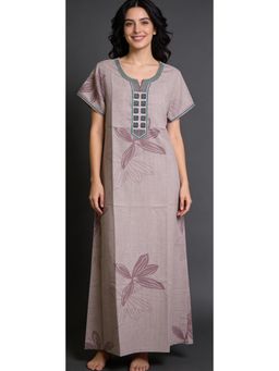 evolove - Alpine Nightdress For Women Mauve