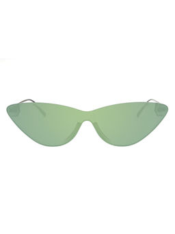 Chilli Beans - Women Full UV Protected Green Lens Cat Eye Sunglasses (90)