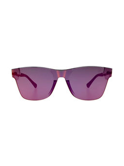 Chilli Beans - Unisex Full UV Protected Red Lens Square Sunglasses (90)