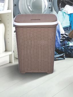 At Home by Nilkamal - Laundry Basket Grey 20L