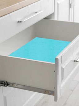 At Home by Nilkamal - Diamond Anti Slip Shelf Mat Blue