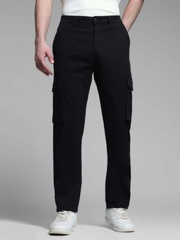 Jack & Jones - Men Regular Fit Black Trouser