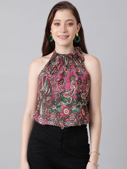 KOTTY - Womens Casual Sleeveless Printed Top