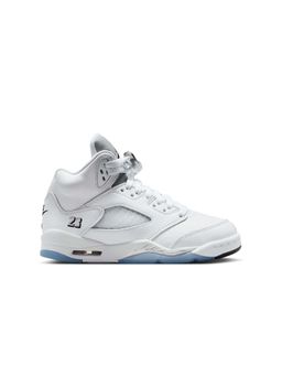 Nike - Kids Air Jordan 5 Retro OG "White Metallic" Sneakers