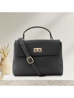 Fastrack - Black Satchel Bag for Women
