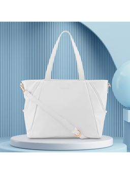 Fastrack - White Laptop Tote Bag for Women