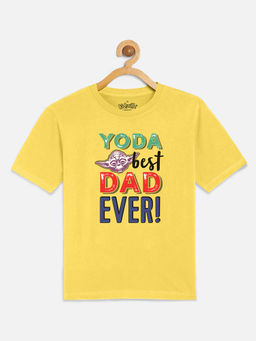 Kidsville - Star Wars Printed Yellow Tshirt For Boys