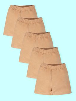 KiddoPanti - Girls Cycling Shorts (Pack of 5)