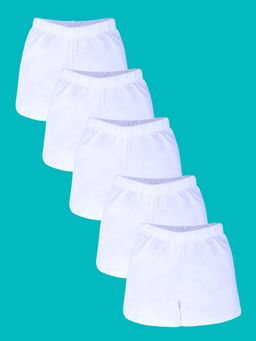 KiddoPanti - Girls Cycling Shorts (Pack of 5)
