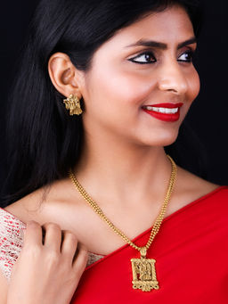 PANASH - Gold Plated Jewellery Set
