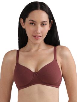 Wacoal - Basics Essentials2.0 Padded 3/4Th Cup T-Shirt Bra Dark Brown