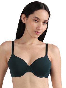 Wacoal - Everyday Elegance Padded Wired Full Cup Smooth Finish T-Shirt Bra - Dark Green