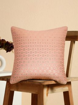 Nisrag Home - Pink Soft Decorative Cushion Cover (16x16 Inches)