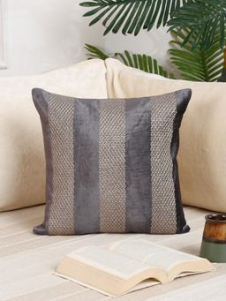 Nisrag Home - Blue Geometric Square Cushion Cover (16x16 Inches)