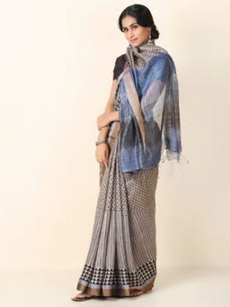 Fabindia - Silk Hand Block Print Sari