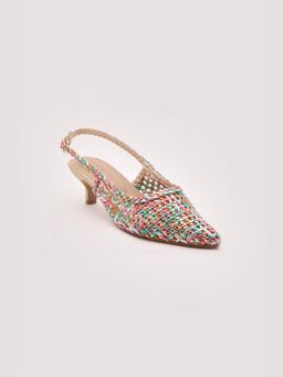 DA NAPPA - Multi-Color Azmira Kitten Heel Pumps
