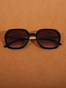 DukieKooky - Kids Purple & Black Square Shape Sunglasses