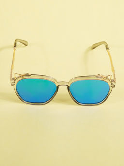 DukieKooky - Kids Multi-Color & Grey Square Shape Sunglasses