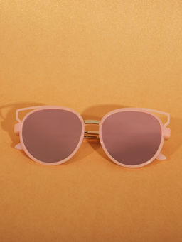DukieKooky - Kids Pink Round Shape Sunglasses
