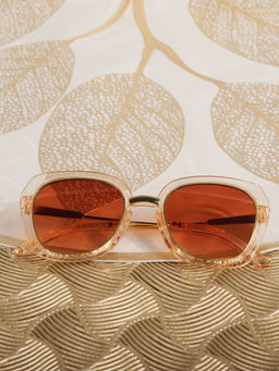 DukieKooky - Kids Brown Square Shape Sunglasses
