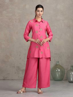 Cotton Culture - Pink Pure Cotton Floral Printed Co-Ord Set