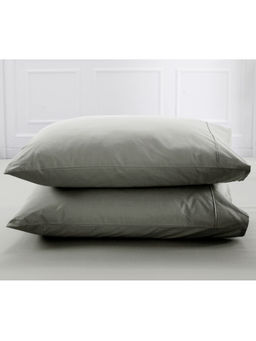 Maspar - Colorart Slumber Solid 130GSM Grey Pillow Cases (Set of 2)