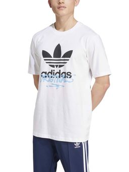 adidas Originals - Men White Graphic Printed T-shirt