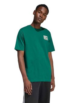 adidas - Men Green Memories Embroidered Patch T-shirt