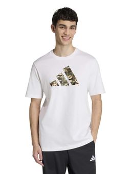 adidas - Men White Panda Chill Camo Graphic Printed T-shirt