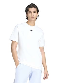 adidas Originals - Men White Solid Engineered T-shirt