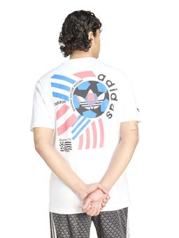 adidas Originals - Men White Archive Graphic Printed T-shirt