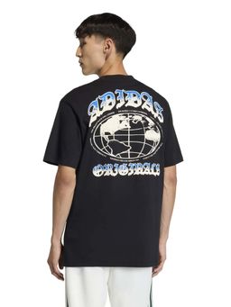 adidas Originals - Men Black Graphic Printed Gfx T-shirt