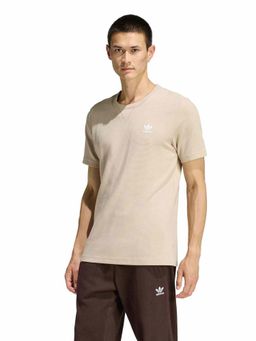 adidas Originals - Men Beige Trefoil Essentials Waffle T-shirt