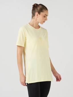 Technosport - Yellow Women's Soft Stretch Gym Yoga Performance Sports T-Shirt