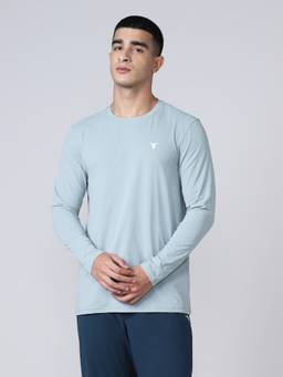Technosport - Green Solid T-Shirt