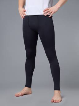 Technosport - Black Men's Gym Cycling 4-Way Stretch Tights