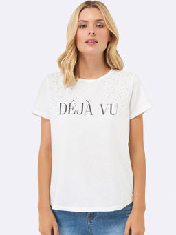 Forever New - Evie Deja Vu Pearl Tee