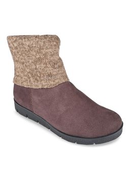 ROCIA - Regal By Brown Women Solid Casual Flat Boots