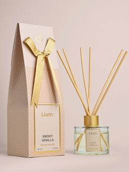 LLUM - Cream Smoky Vanilla Reed Diffuser Set - 100ml