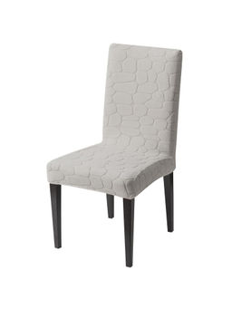 House of Quirk - Grey Stretch Dining Chair Cover