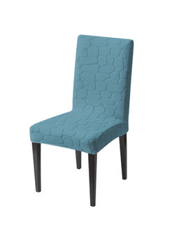 House of Quirk - Light Blue Stretch Dining Chair Cover