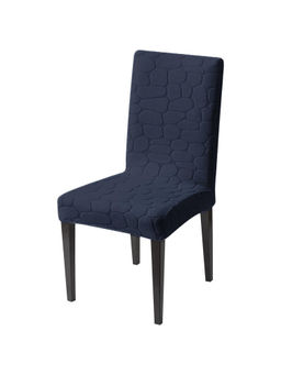 House of Quirk - Navy Blue Stretch Dining Chair Cover