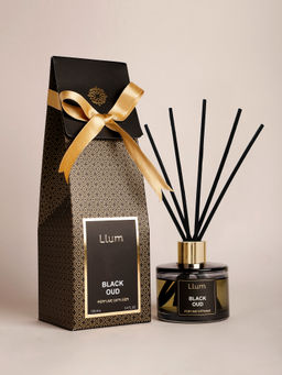 LLUM - Black Oud Reed Diffuser Set - 100ml