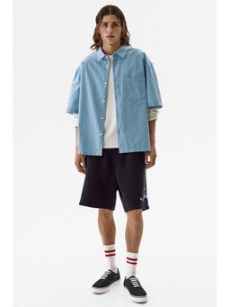H&M - Men Blue Relaxed Fit Sweatshorts