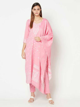 Safaa - Acro Wool Women Suit Dress Material (Unstiched) for Winter with Duppatta