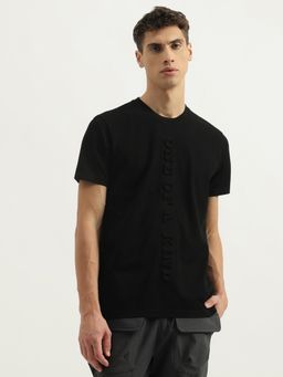 United Colors of Benetton - Black Regular Fit Round Neck Solid T-Shirt