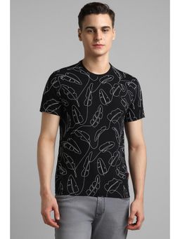 Simon Carter - Printed Black T-Shirt