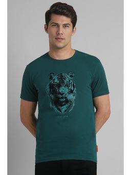 Simon Carter - Printed Green T-Shirt